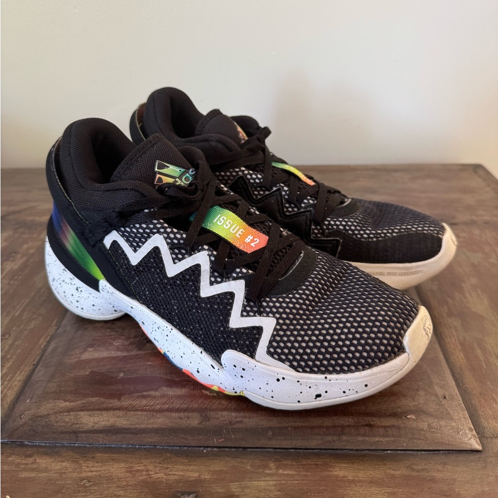 Adidas ‎ D.O.N. Issue #2 basketball shoes sneakers big kids youth boys size 6.5